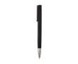 Stylo en aluminium recyclé avec clip argenté, encre bleue couleur noir