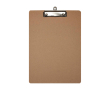 Porte-bloc en fibre de densité moyenne avec clip de fixation couleur naturel