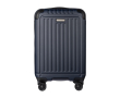 Valise en ABS avec poche intérieure pour ordinateur et cadenas à code couleur bleu