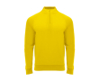 Sweat-shirt avec demi-fermeture éclair 200 g/m² Roly Direct Epiro couleur jaune
