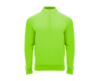Sweat-shirt avec demi-fermeture éclair 200 g/m² Roly Direct Epiro couleur vert fluorescent