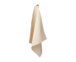 Torchon de cuisine en coton recyclé avec anse colorée 200 g/m² couleur saumon