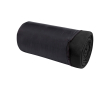 Plaid à carreaux en peluche avec sac de transport 200 g/m² couleur noir