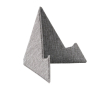 Support pliable en RPET pour téléphone et tablette couleur gris
