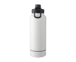 Bouteille en acier inoxydable avec compartiment à la base 1L couleur blanc cassé