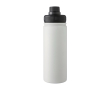 Bouteille en acier inoxydable avec embout à vis et anse 500ml couleur blanc