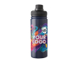 Bouteille en acier inoxydable avec embout à vis et anse 500ml couleur bleu
