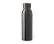 Bouteille en acier inoxydable recyclé avec bouchon et sangle 650ml couleur noir