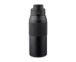 Bouteille en acier inoxydable avec bouton pour ouvrir le bec 800ml couleur noir