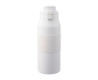 Bouteille en acier inoxydable avec bouton pour ouvrir le bec 800ml couleur blanc