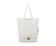 Sac à dos multi-usages en polycoton recyclé avec plusieurs poignées couleur beige