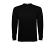 T-shirt en coton à manches longues 165 g/m² Roly Direct Pointer couleur noir