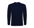 T-shirt en coton à manches longues 165 g/m² Roly Direct Pointer couleur bleu marine