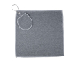 Serviette RPET spéciale golf avec poche pour balle couleur noir
