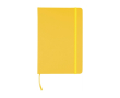 Carnet à couverture rigide RPET avec feuilles lignées A5 assorties couleur jaune