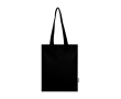 Tote bag en coton recyclé et RPET 7 L 140 g/m² couleur noir