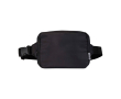 Sac bandoulière de voyage en polyester recyclé avec compartiment 1 L couleur noir