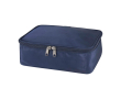 Trousse organisatrice de maquillage en polyester recyclé couleur bleu marine