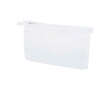 Trousse de toilette en polyester recyclé pour articles et accessoires couleur blanc cassé