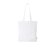 Tote bag en coton biologique avec grand compartiment 7 L 140 g/m² couleur blanc