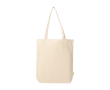 Tote bag en coton biologique avec fond large 11 L 180 g/m² couleur naturel