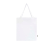 Tote bag en coton biologique avec soufflets latéraux 14 L 180g/m² couleur blanc