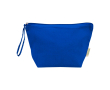 Grande trousse en coton biologique avec fermeture éclair 3 L 180 g/m² couleur bleu roi