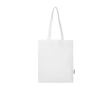 Tote bag résistant avec anses d’épaule 30 cm 180 g/m² couleur blanc