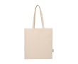 Tote bag résistant avec anses d’épaule 30 cm 180 g/m² couleur naturel