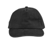 Casquette 5 panneaux en plusieurs couleurs effet lavé 240 g/m² couleur noir