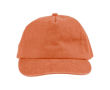 Casquette 5 panneaux en plusieurs couleurs effet lavé 240 g/m² couleur orange