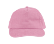 Casquette 5 panneaux en plusieurs couleurs effet lavé 240 g/m² couleur rose