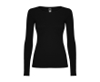 T-shirt femme à manches longues 160 g/m² Roly Direct Extreme couleur noir