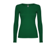 T-shirt femme à manches longues 160 g/m² Roly Direct Extreme couleur vert bouteille