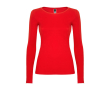 T-shirt femme à manches longues 160 g/m² Roly Direct Extreme couleur rouge