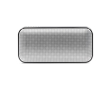 Enceinte 2 en 1 avec power bank 5.000 mAh BrandCharger couleur argenté