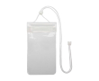 Grande housse imperméable en plastique pour mobile avec corde couleur transparent