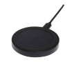 Base de charge sans fil avec câble 2 en 1 en plastique recyclé 15W couleur noir