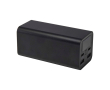 Batterie externe idéale pour pc en aluminium recyclé 20 000 mAh couleur noir