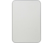 Batterie externe magnétique aluminium recyclé 10 000 mAh couleur argenté