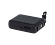 Batterie externe en plastique recyclé avec charge rapide 10 000 mAh couleur noir