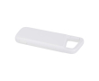 Powerbank écologique résistante à l’eau avec mousqueton 5 000 mAh couleur blanc