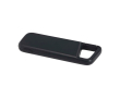 Powerbank écologique résistante à l’eau avec mousqueton 5 000 mAh couleur noir
