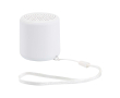 Enceinte Bluetooth compact sur mesure avec charge USB-C 3 W couleur blanc