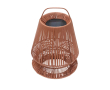 Abat-jour portable en plastique recyclé pour lampe Originalhome couleur rouge désaturé