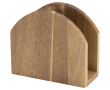 Porte-serviettes en bois d’acacia naturel pour la table couleur bois