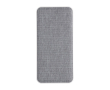 Batterie externe rectangulaire en plastique recyclé et RPET 10.000 mAh couleur blanc