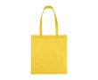 Sac en tissu non tissé recyclé avec anses thermosoudées 80 g/m² couleur jaune