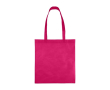 Sac en tissu non tissé recyclé avec anses thermosoudées 80 g/m² couleur rose