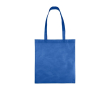 Sac en tissu non tissé recyclé avec anses thermosoudées 80 g/m² couleur bleu ultramarine